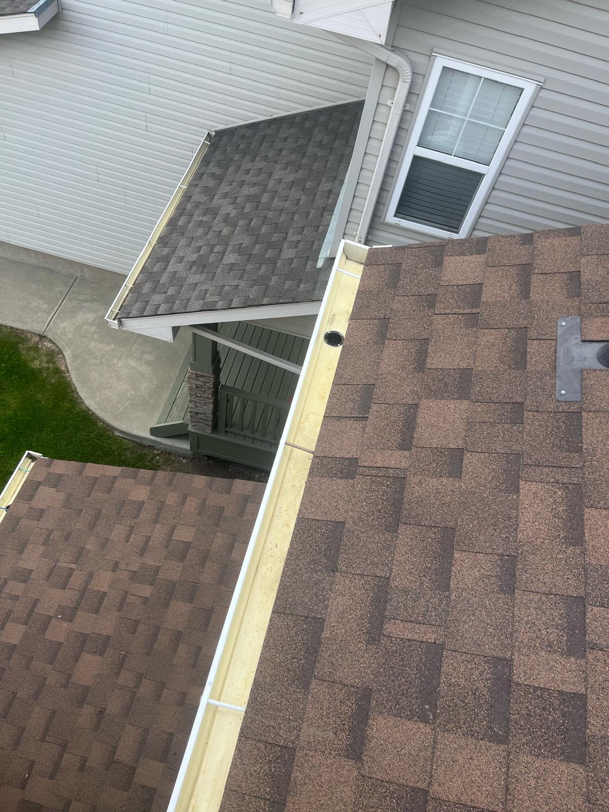Home gutter cleaning