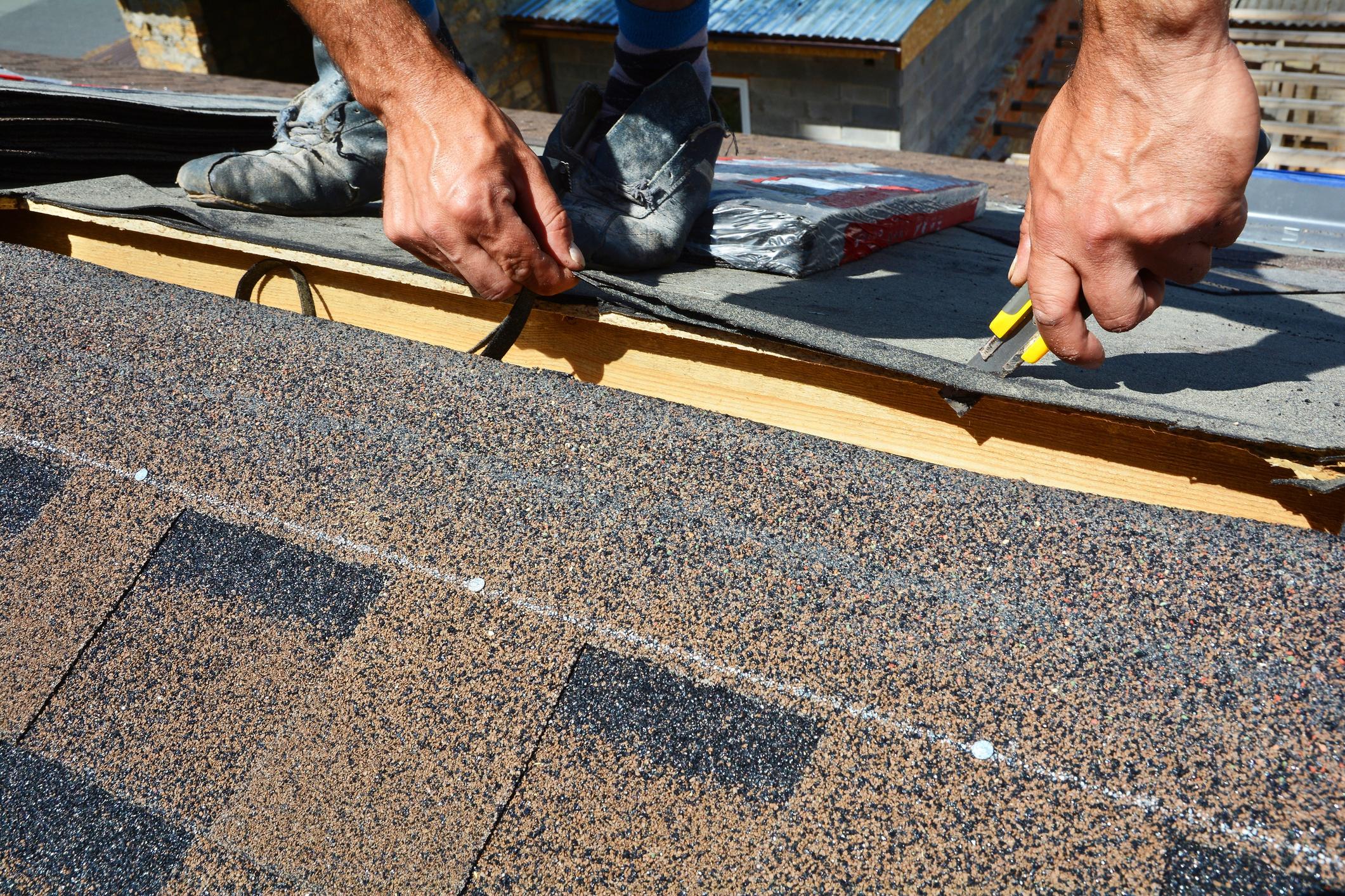 Home roof shingle repair